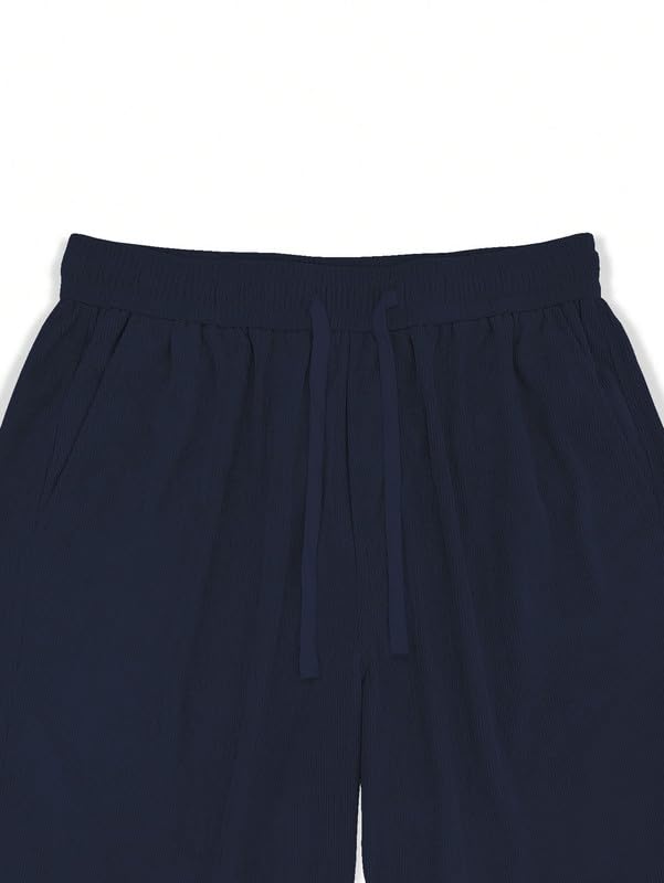 SMOWKLY Men's Premium Cotton Blend Relaxed Fit Stretchable & Comfortable Sweatpant Trouser | Flexible Elastic Waist with Drawstring Lower for Man |Pant for Causal Wear |Gym Joggers