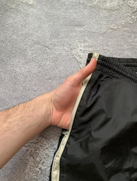 Men's Oversized Sports Track Pant (Pack of 2) black and gray