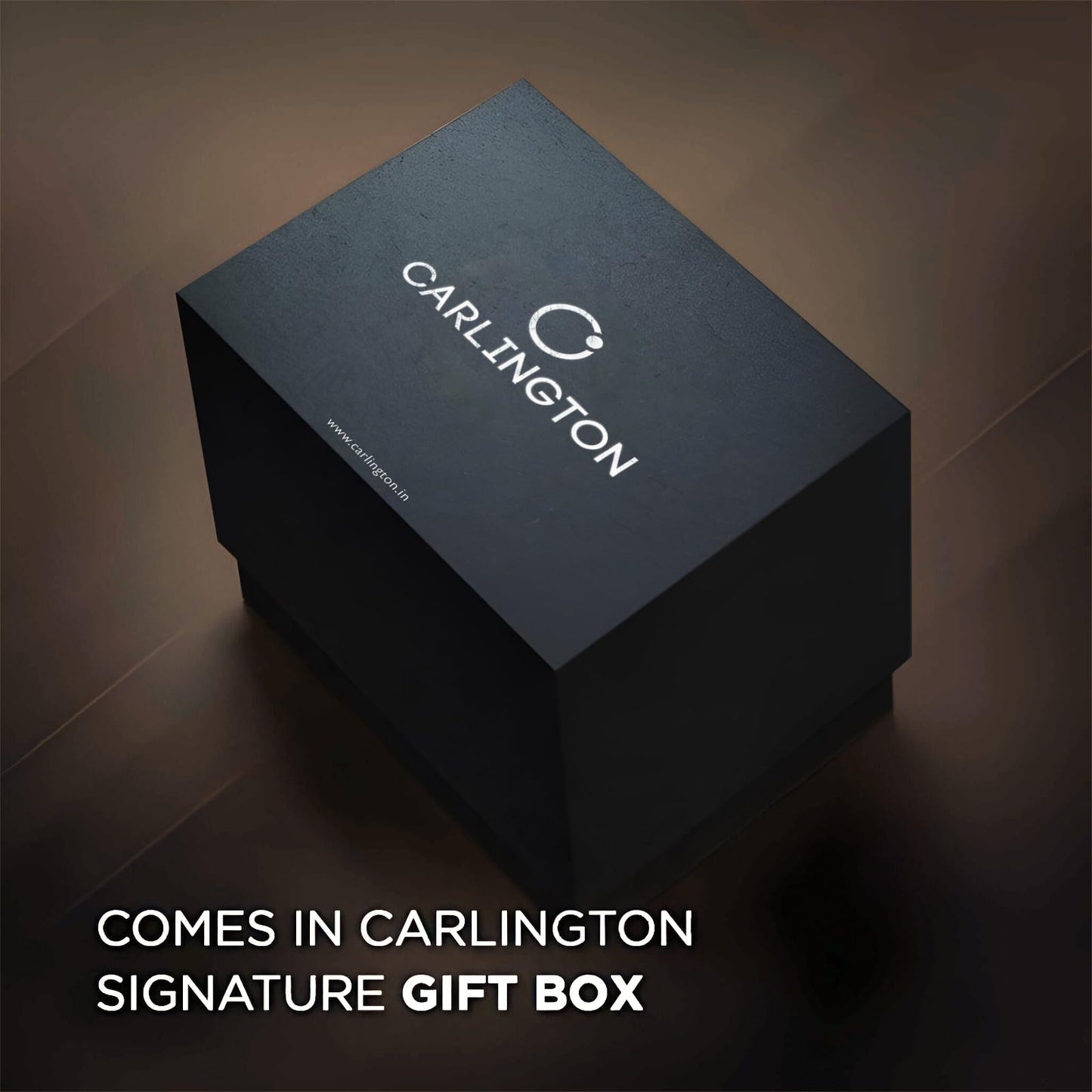 Carlington Stainless Steel Analog Wrist Watches for Men-Ct 8822