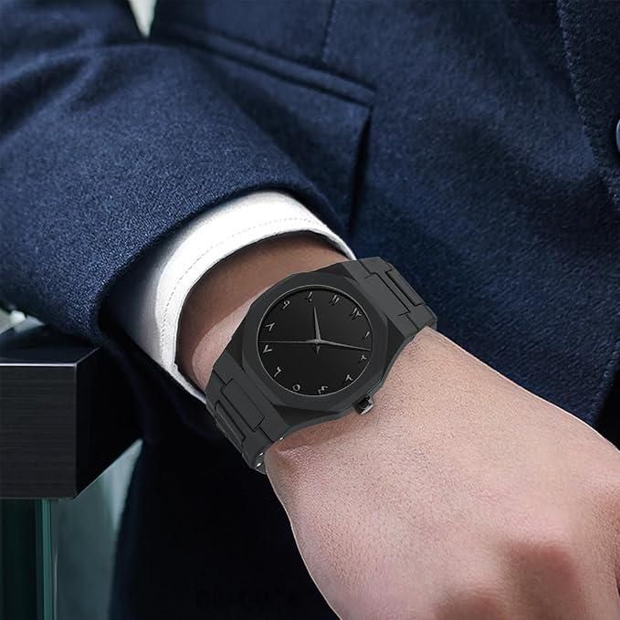 Arabic Dial Polycarbonate classic Men's Watch