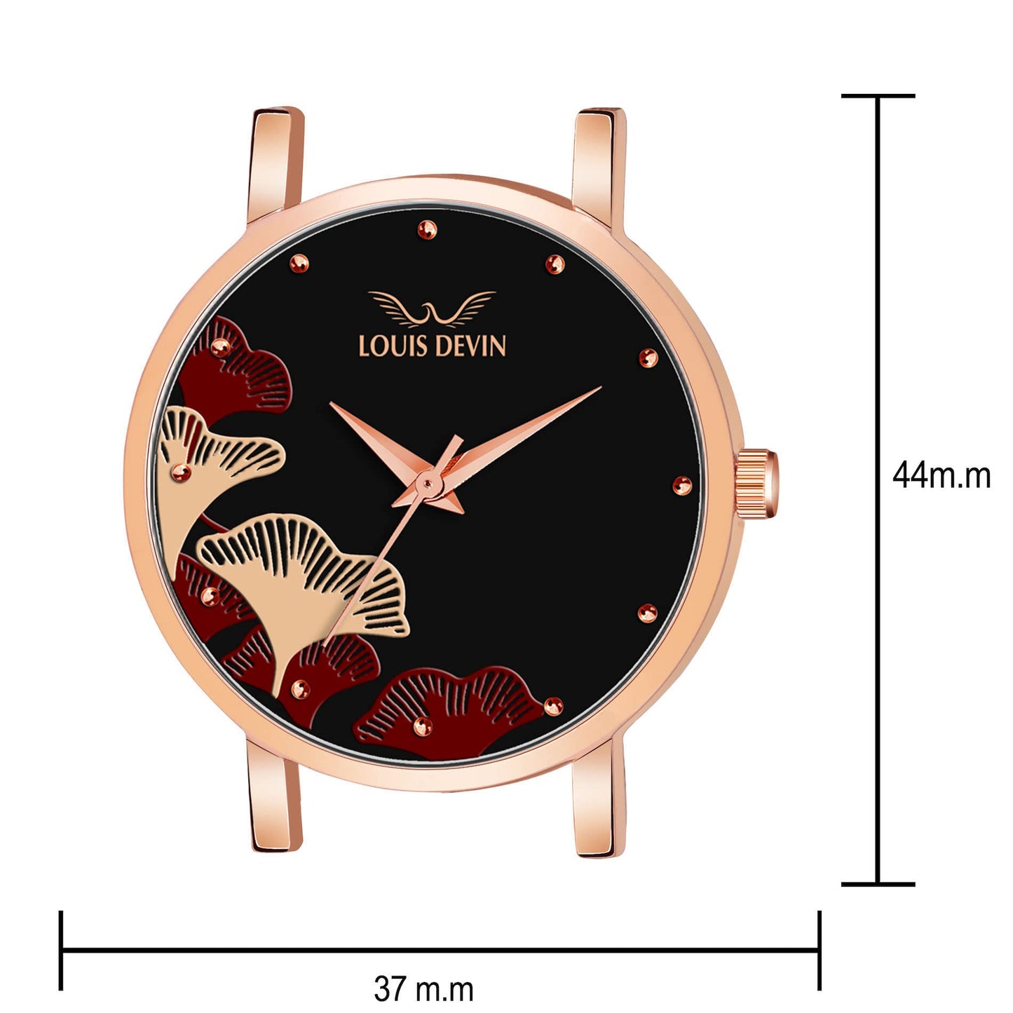 LOUIS DEVIN Rose Gold Plated Mesh Chain Analog Watch for Women| RG162