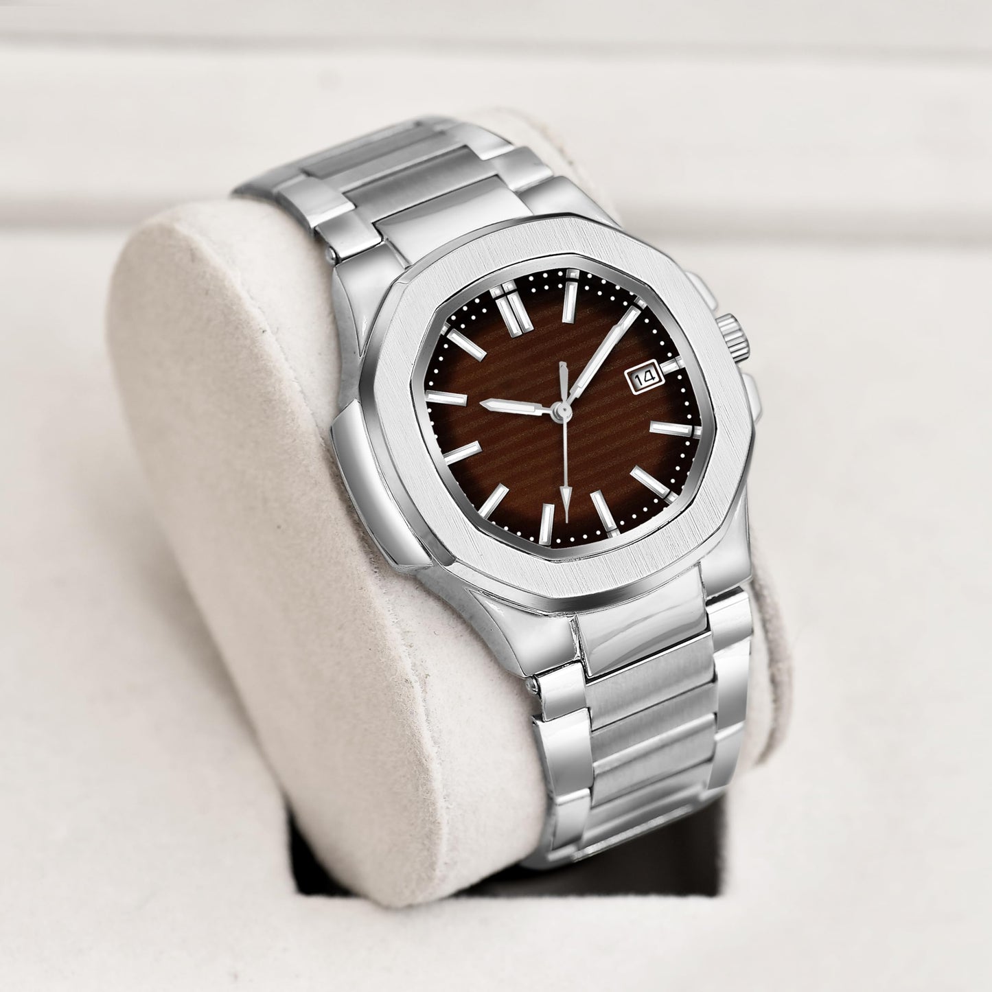 Acnos Plain Dial Quartz Analog Day & Date Calendar Quartz Analog Business classic Watch