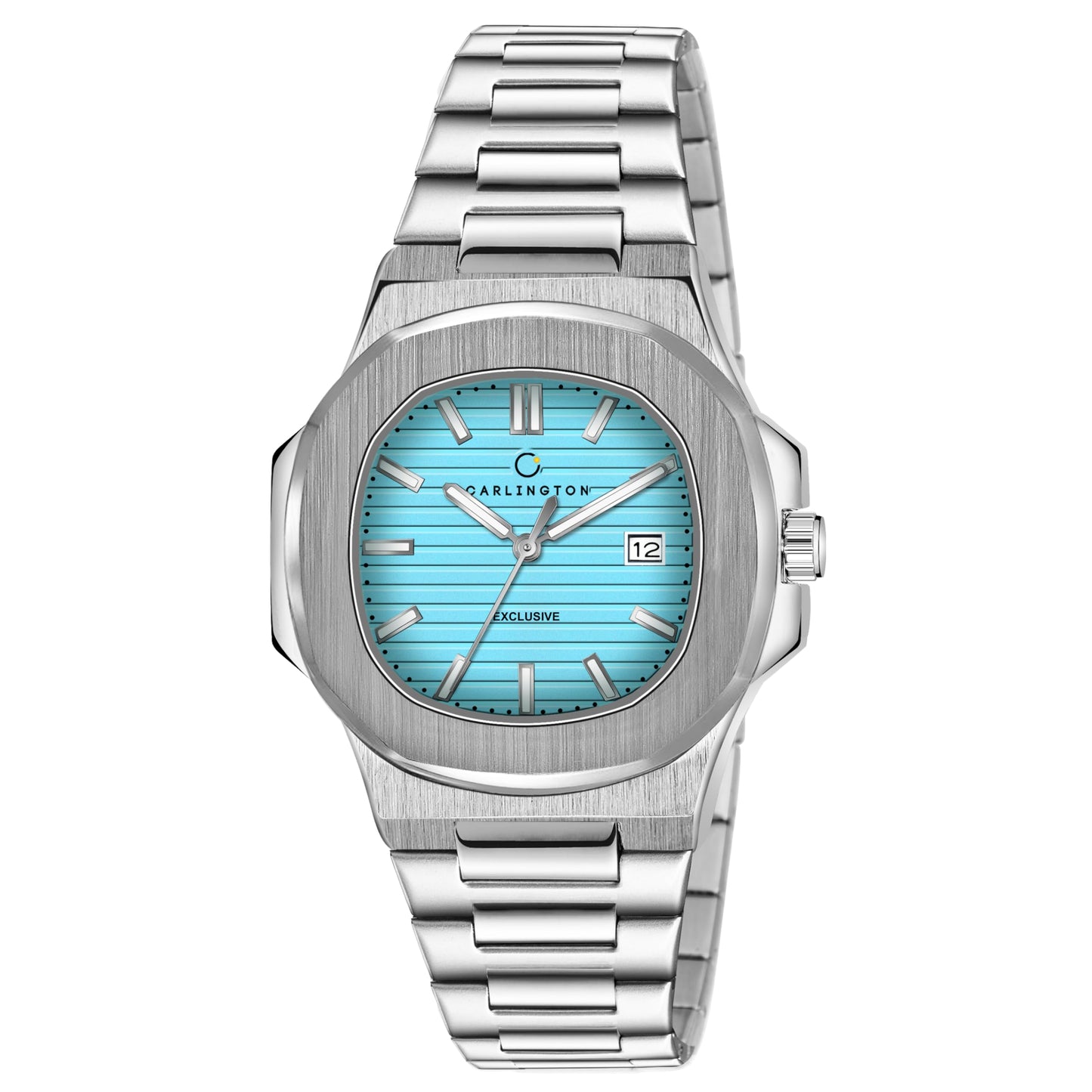 Carlington Stainless Steel Analog Wrist Watches for Men-Ct 8822