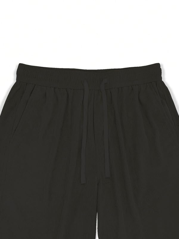 SMOWKLY Men's Premium Cotton Blend Relaxed Fit Stretchable & Comfortable Sweatpant Trouser | Flexible Elastic Waist with Drawstring Lower for Man |Pant for Causal Wear |Gym Joggers