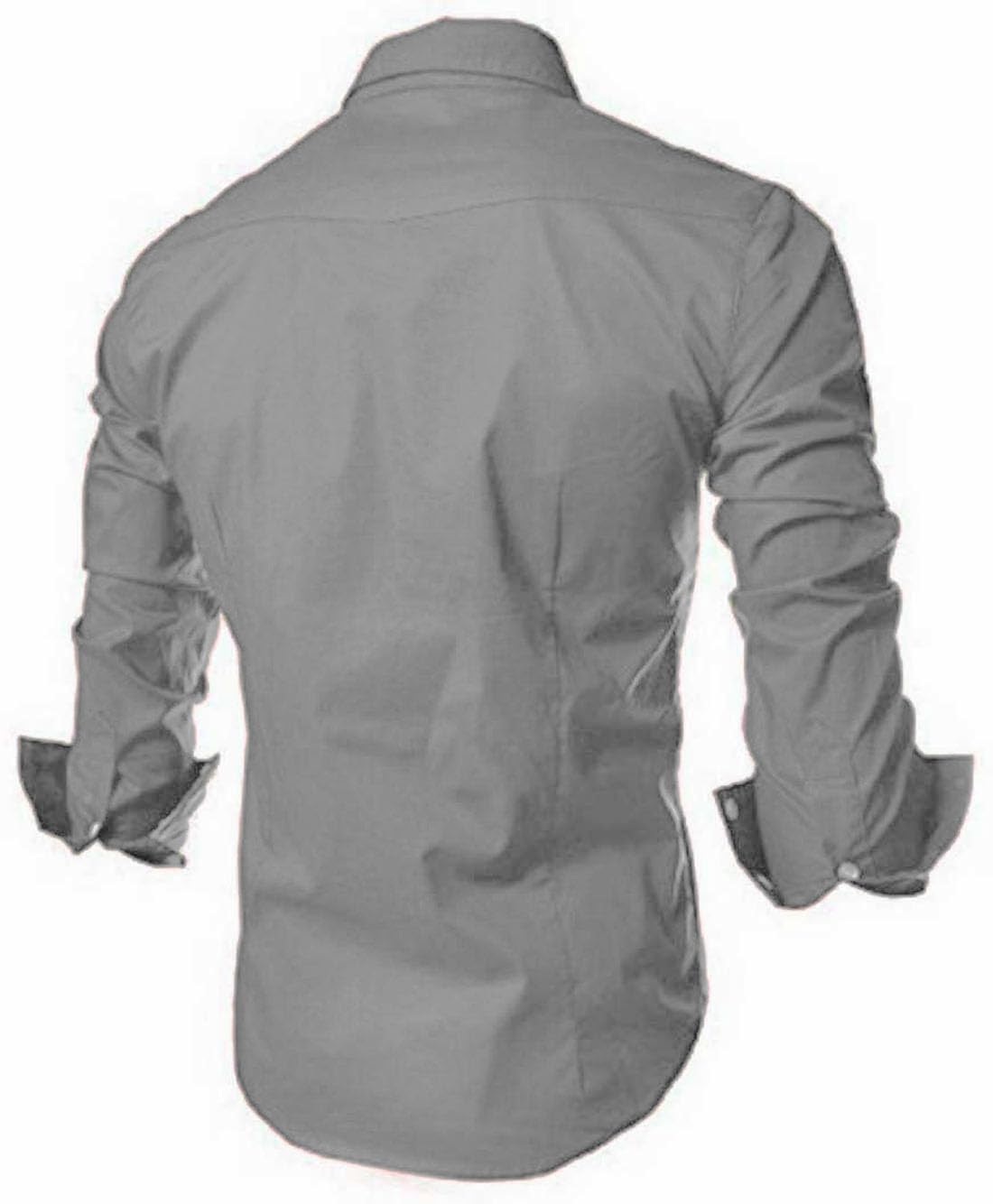 DEELMO Men's Cotton Blend Mandarin Collar Self One Design Full Sleeve Casual Short Kurta