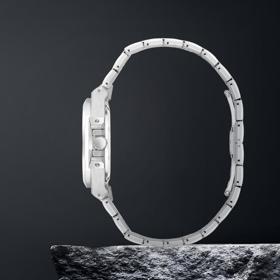 Carlington Stainless Steel Analog Wrist Watches for Men-Ct 8822