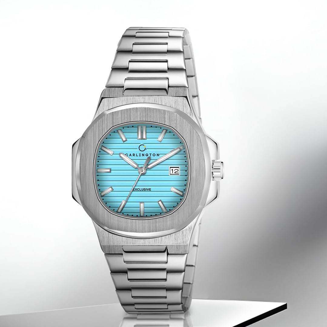 Carlington Stainless Steel Analog Wrist Watches for Men-Ct 8822