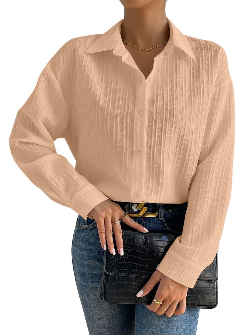 GRECIILOOKS Shirt for Women | Women Shirt | Long Shirt for Women | Shirt Tops for Women | Oversized Shirt for Women