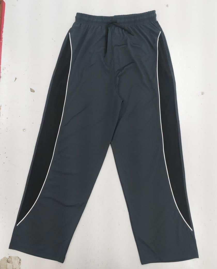 Men's Oversized Sports Track Pant (Pack of 2) black and gray