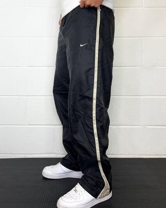 Men's Oversized Sports Track Pant (Pack of 2) black and gray