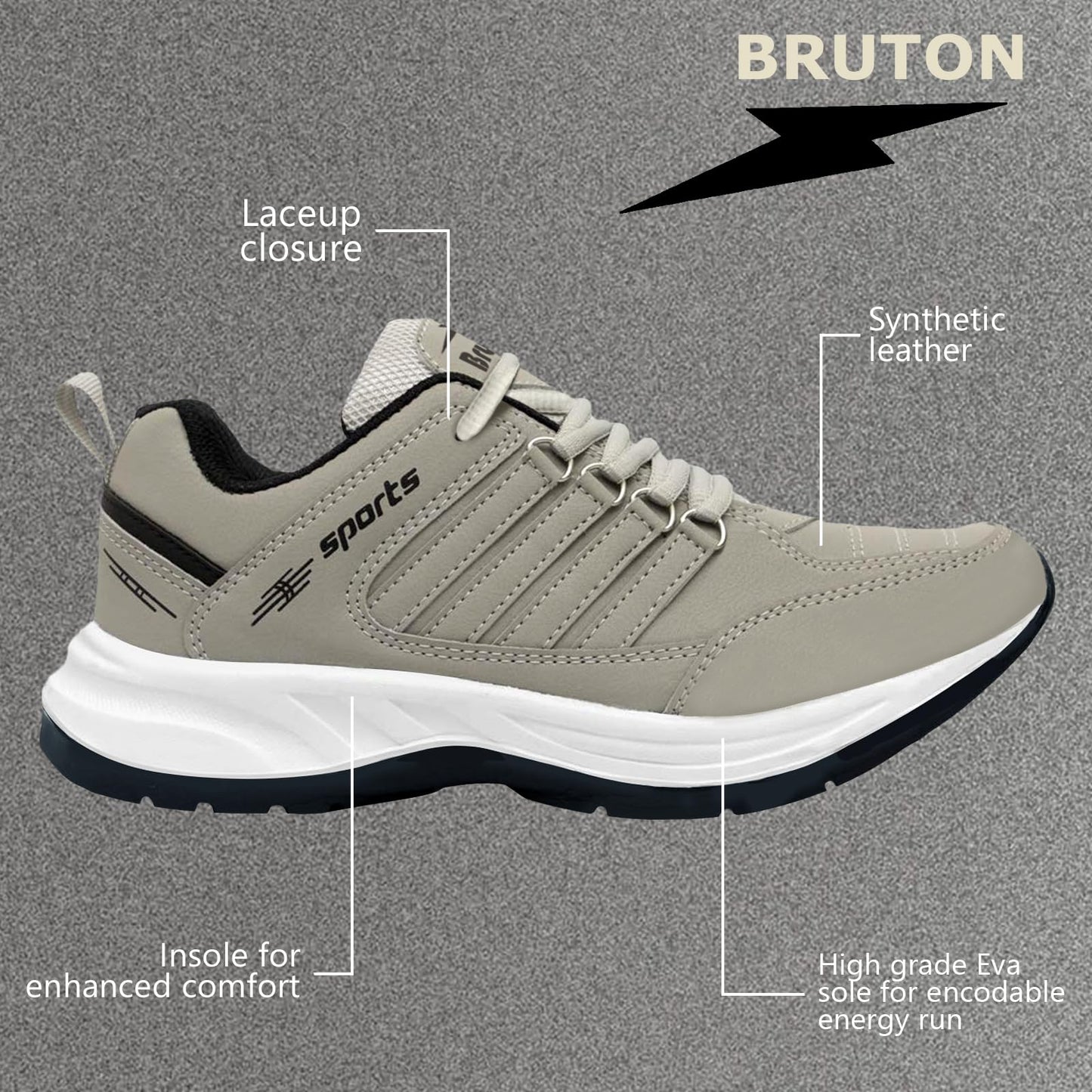 BRUTON EVA Lite Sport Shoes Running Shoes for Men