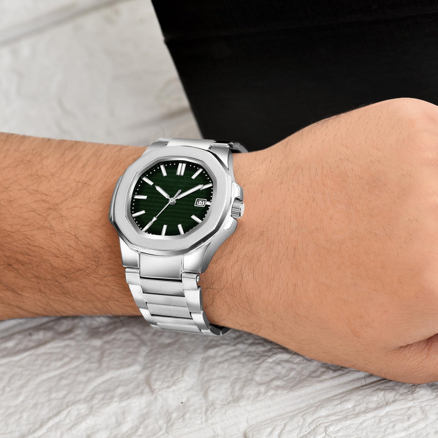 Acnos Plain Dial Quartz Analog Day & Date Calendar Quartz Analog Business classic Watch