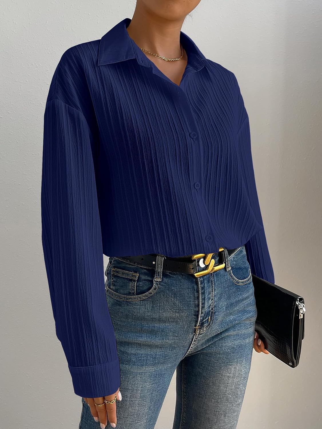 GRECIILOOKS Shirt for Women | Women Shirt | Long Shirt for Women | Shirt Tops for Women | Oversized Shirt for Women